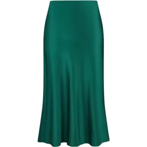 Leopard Skirt for Women Dark Green