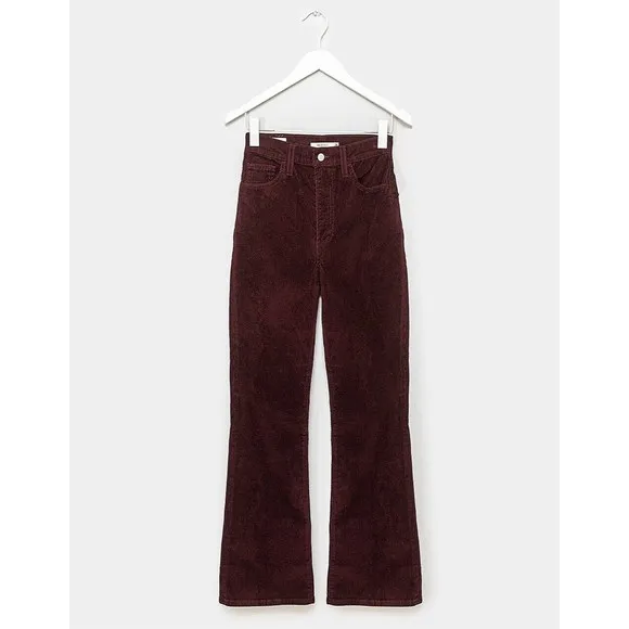 Levi’s Ribcage Bootcut Cord Jeans Malbec Burgundy Corduroy Levis 25 26 31 32 NWT