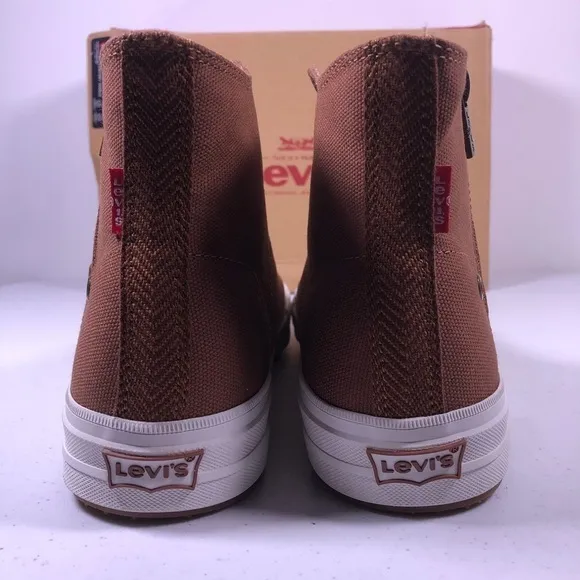 LEVI’S Side Zip Mid Top Fashion Sneaker Shoes