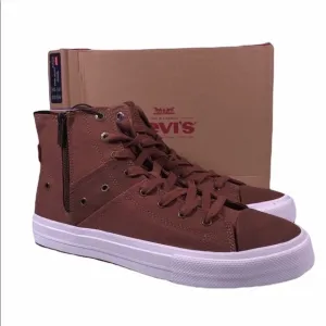 LEVI’S Side Zip Mid Top Fashion Sneaker Shoes