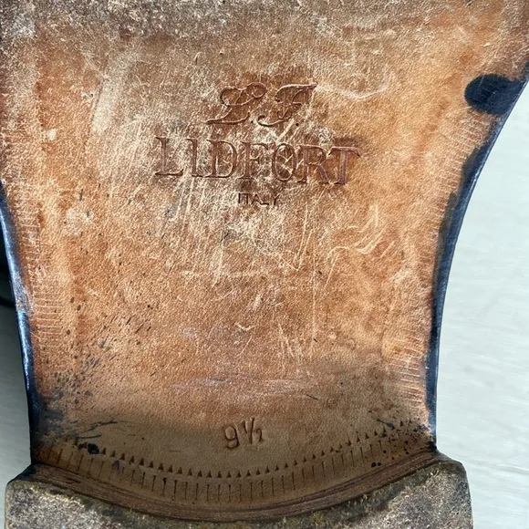 L.F. LIDFORT Made in‎ Italy Exclusively for Barney’s New York leather men’s 9.5