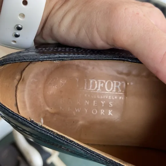 L.F. LIDFORT Made in‎ Italy Exclusively for Barney’s New York leather men’s 9.5