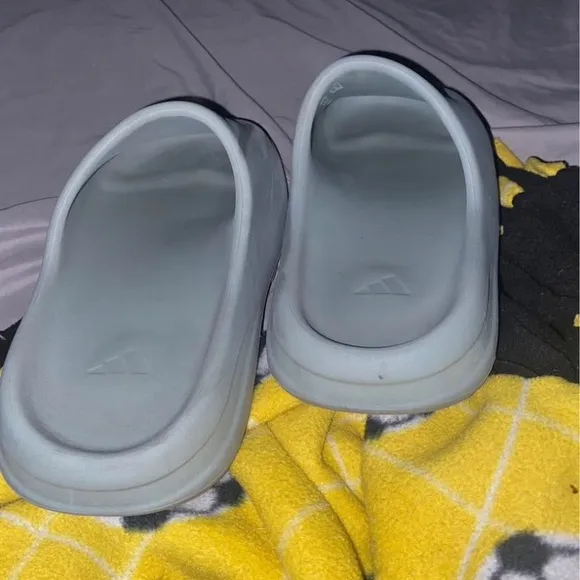 Light Blue Slide Sandals