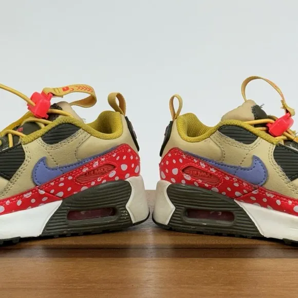 Little Kids Girls Nike Air Max 90 Toggle SE PS Mushroom Sneakers Shoes Size 11 C