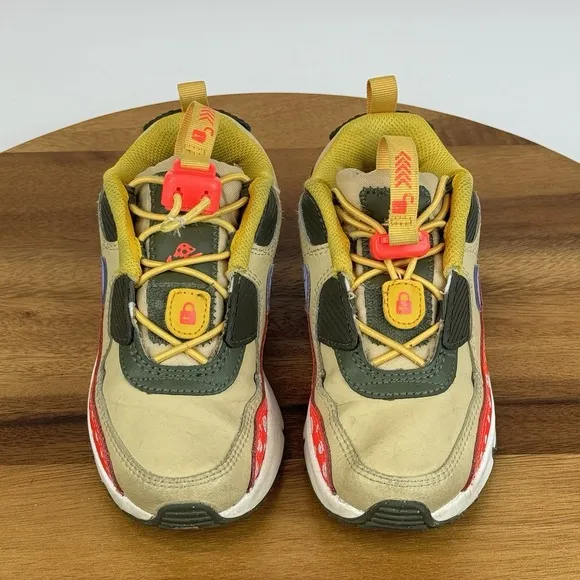 Little Kids Girls Nike Air Max 90 Toggle SE PS Mushroom Sneakers Shoes Size 11 C