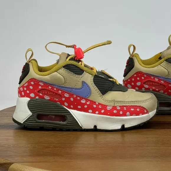 Little Kids Girls Nike Air Max 90 Toggle SE PS Mushroom Sneakers Shoes Size 11 C