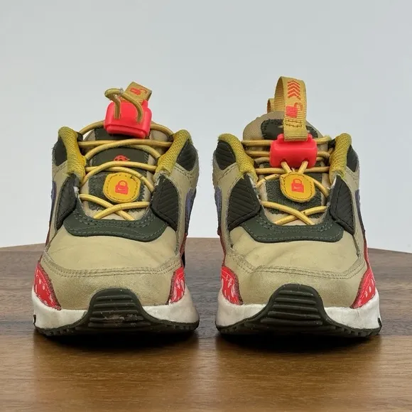 Little Kids Girls Nike Air Max 90 Toggle SE PS Mushroom Sneakers Shoes Size 11 C
