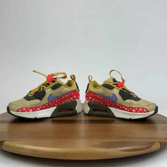 Little Kids Girls Nike Air Max 90 Toggle SE PS Mushroom Sneakers Shoes Size 11 C