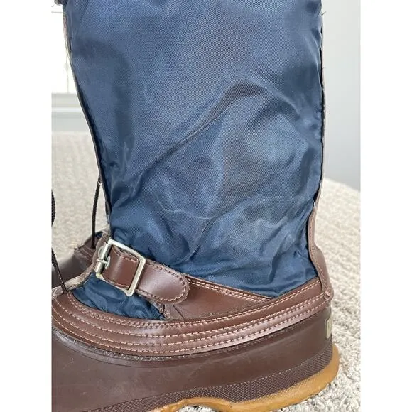 L.L. Bean Boots Size 8 Felt Lined Duck Snow Boots Waterproof Freeport Maine