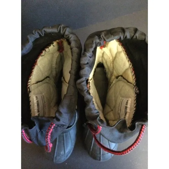 LL Bean Kids Northwoods Winter Snow Boots Water-Resistant Size 3