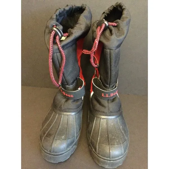 LL Bean Kids Northwoods Winter Snow Boots Water-Resistant Size 3