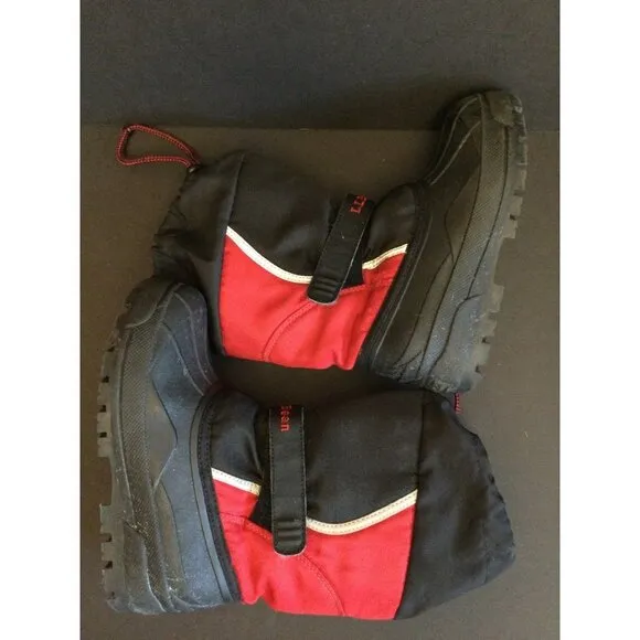 LL Bean Kids Northwoods Winter Snow Boots Water-Resistant Size 3