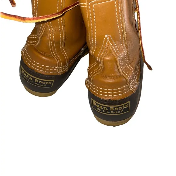LL Bean Women’s Bean Boots Duck 8” Leather Made in Maine USA SZ 7 snow rain