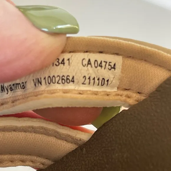 L.L.Bean Women's Boothbay Slide Sandals Size 8M Sporty Comfort Nylon Webbing