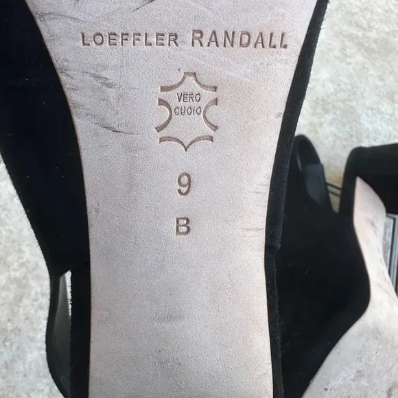 Loeffler Randall Black Leather Shoes