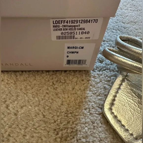 Loeffler Randall Margi Champagne Bow HeelSize 9