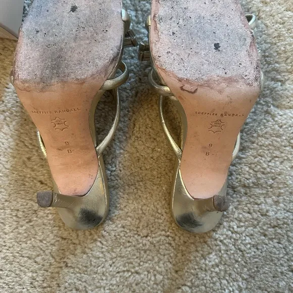 Loeffler Randall Margi Champagne Bow HeelSize 9