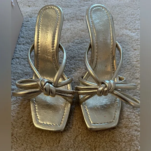 Loeffler Randall Margi Champagne Bow HeelSize 9