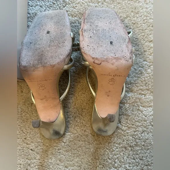 Loeffler Randall Margi Champagne Bow HeelSize 9