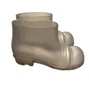 LOEWE men’s clear Ankle molded, pull on‎  boots. Size 13.5. Excellent condition