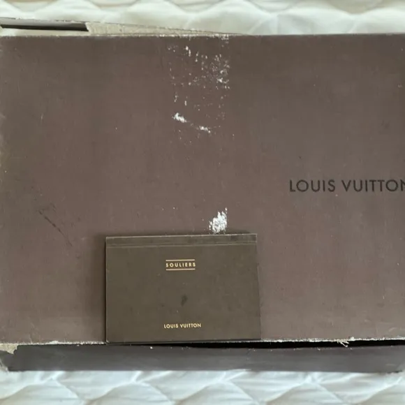 Louis Vuitton Men's Black Leather Shoes