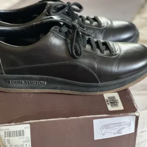 Louis Vuitton Men's Black Leather Shoes