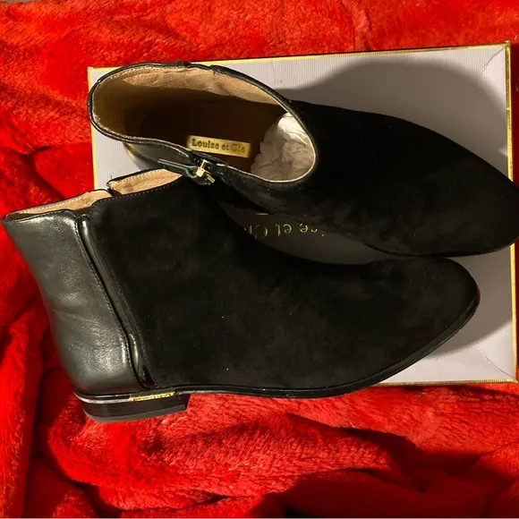 Louise et Cie Black Ankle Boots