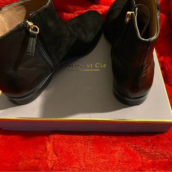 Louise et Cie Black Ankle Boots