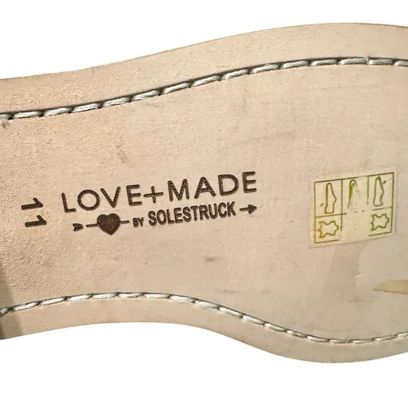 Love Made x Solestruck Polkadot Shoes Sz 11