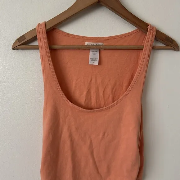 L*Space S Wildwood Cotton Dress in Orange
