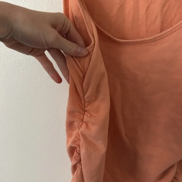 L*Space S Wildwood Cotton Dress in Orange