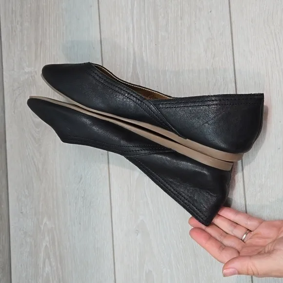 Lucky Brand Women Alba Leather Loafer Slip on shoes sz 9.5M