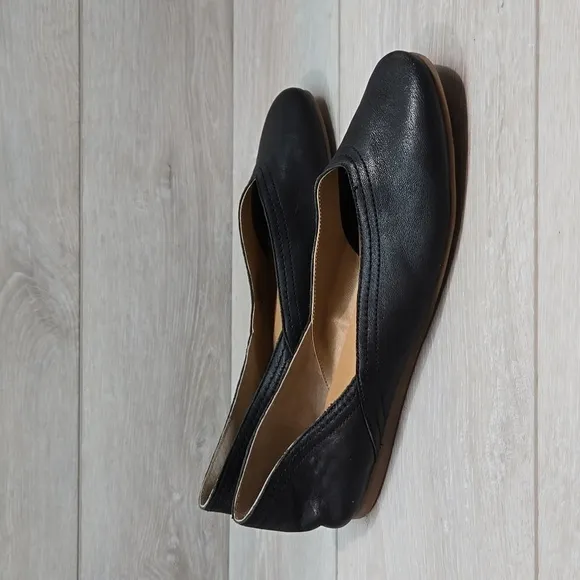 Lucky Brand Women Alba Leather Loafer Slip on shoes sz 9.5M