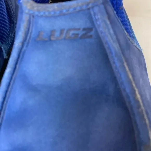 Lugz Leather Suede Upper Blue Suede Shoes Sz 8