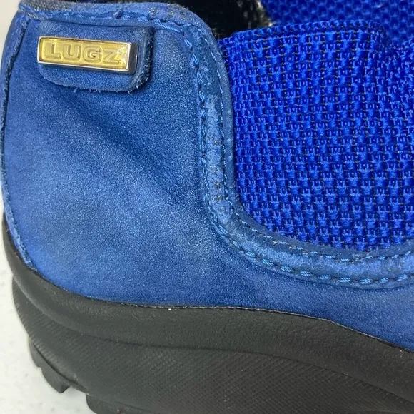 Lugz Leather Suede Upper Blue Suede Shoes Sz 8