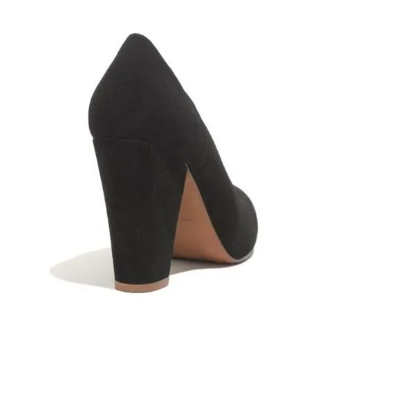 Madewell Chunky Suede Heels