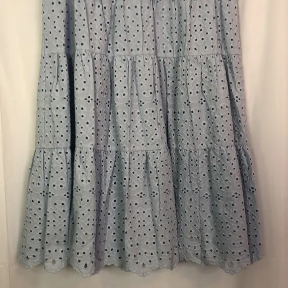 Maeve Harper Eyelet Tunic Light Blue  Dress Size XS