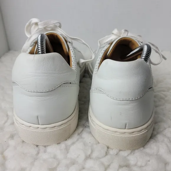 Magnanni Costa Lo Perf Mens Size 8 M Sneaker White Leather Shoes