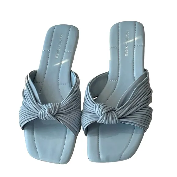 Marc Fisher Blue Sandals with Elegant Straps