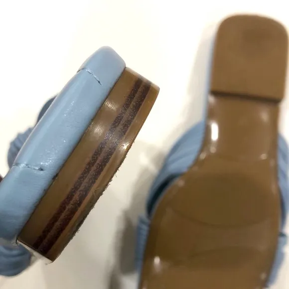 Marc Fisher Blue Sandals with Elegant Straps