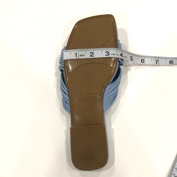 Marc Fisher Blue Sandals with Elegant Straps