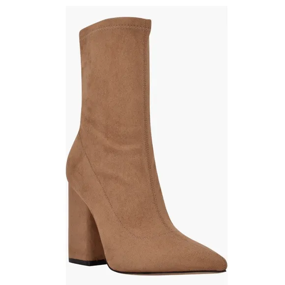 Marc Fisher LTD Larry Pointed Toe Ankle Boots, Size 8.5 NEW w/o Box