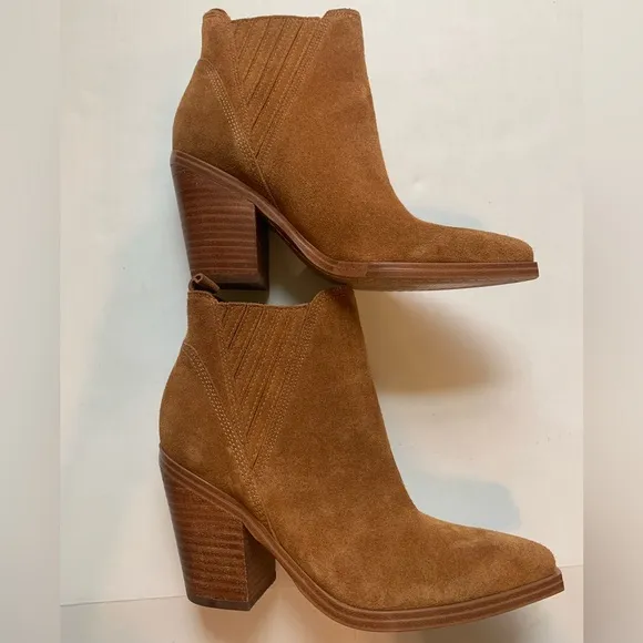 Marc Fisher Women’s Gadri Brown Ankle Boots 6M