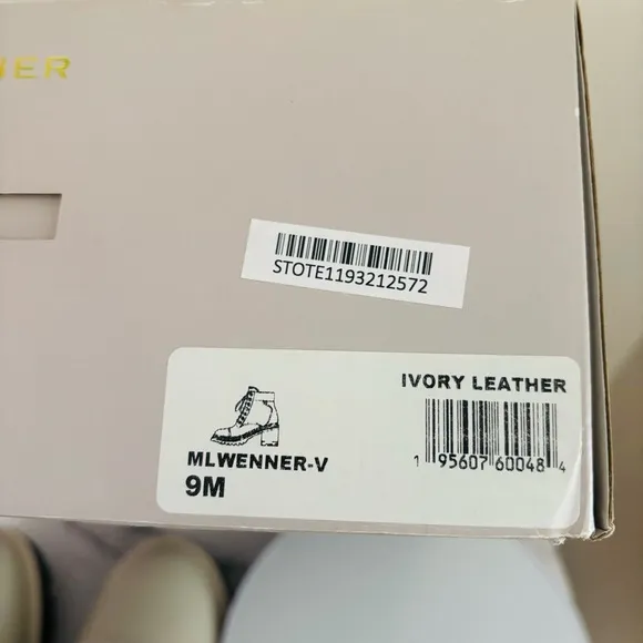 Marc Fisher Women's Wenner Boots NWT Ivory Color
