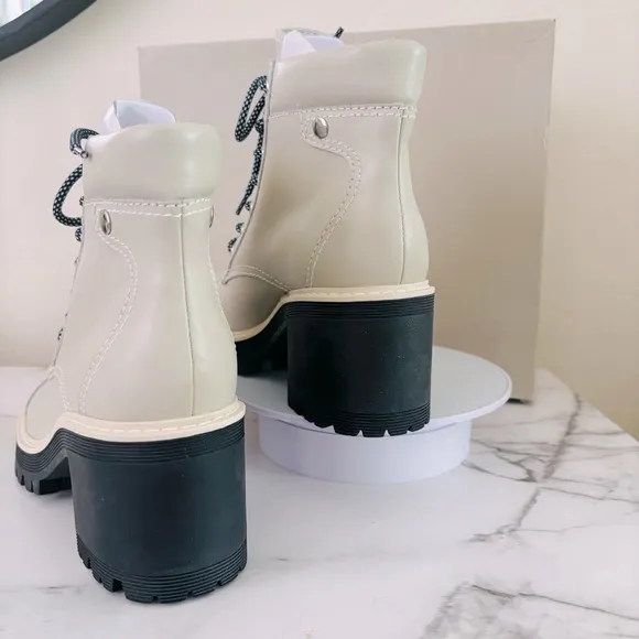Marc Fisher Women's Wenner Boots NWT Ivory Color