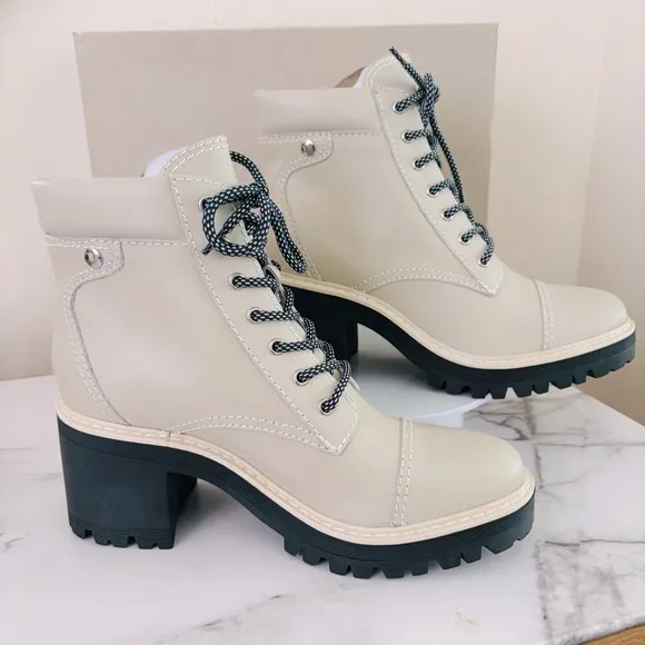 Marc Fisher Women's Wenner Boots NWT Ivory Color