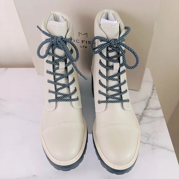 Marc Fisher Women's Wenner Boots NWT Ivory Color