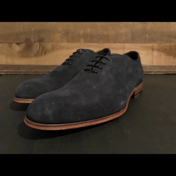 MARC JOSEPH NY Watts St Suede Oxford Dress Shoes