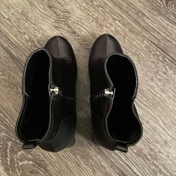 Marc fisher satin ankle boots
