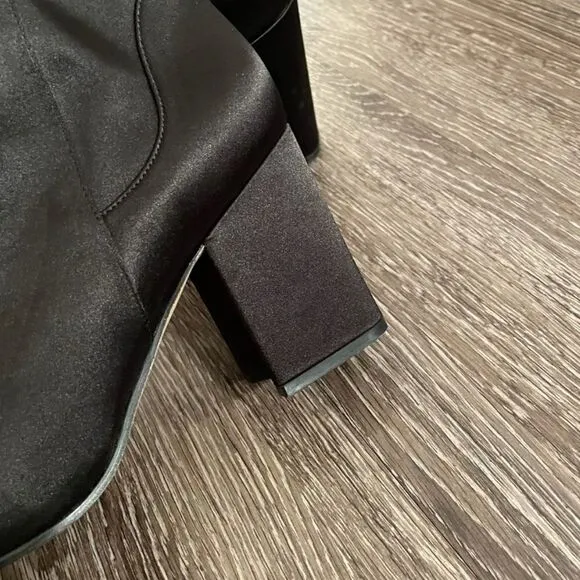 Marc fisher satin ankle boots